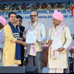 जिले के पहले कृषि अभियंता सौरभ देवांगन को IGKV दीक्षांत समारोह में पीएचडी की उपाधि