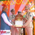 गरियाबंद एसडीओपी सुश्री निशा सिन्हा को मुख्यमंत्री पुरस्कार से किया सम्मानित